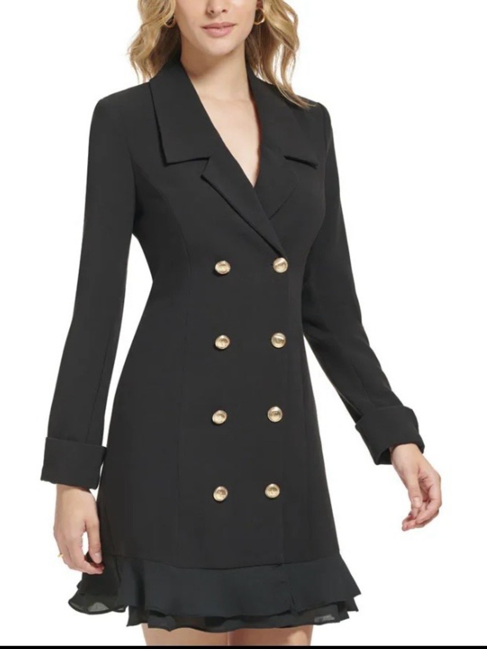 Karl Lagerfeld Paris Scuba Crepe Blazer Dress